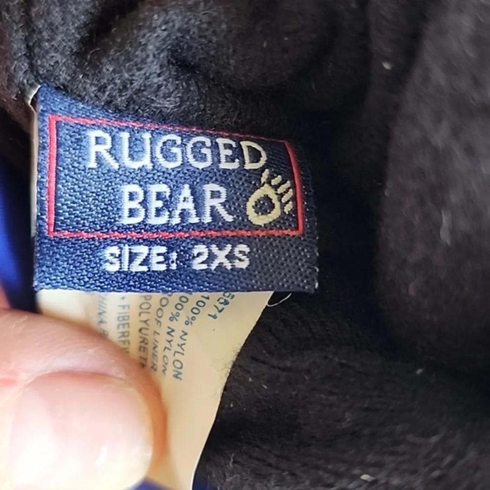 Blue snow gloves kids‎ xxs